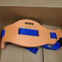 EVA Swimming Floatation Exercise Belt, Adjustable Swim Training Equipment Belt Outdoor Swim Training Tools for Adult and Kids (Size M - Orange - 1PC)