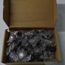 Ravinte 30 Pack 1-1/4 inch Matte Black Zinc Euro-Style Cabinet Knobs, Drawer Pulls & Door Handles