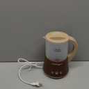 Nostalgia 32 Oz Frother and Hot Chocolate Maker, Warm or Cold Milk Foam, Includes Cocoa Bomb Mold, for Coffees, Lattes, Cappuccinos, Brown