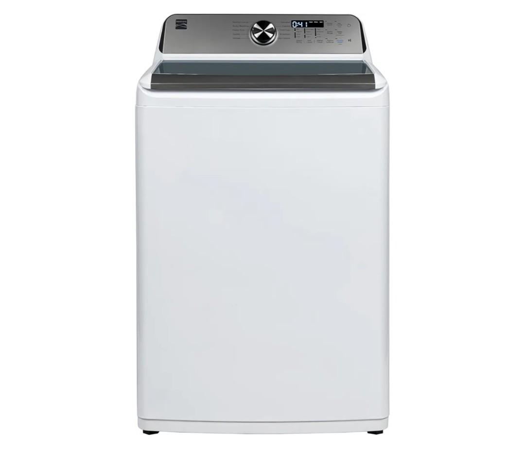 Kenmore 4.5 cu. ft. Top Load Washer with Triple Action Impeller for Tough Dirt & Stains - Reduce Laundry Time with Accela Wash & Express Wash - LED - White