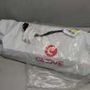 CIKOVE Height Adjustable Camping Table Tall Large Outdoor Folding Camping Table with WideBase AntiSink Legs & Carry Bag for Camping BBQ Beach Backyard (Black)