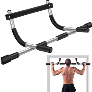 TOPOKO Upgrade Pull Up Bar for Doorway, Max Capacity 440 lbs Chin Up Bar, Portable Upper Body Workout Bar, Strength Training Door Frame Pull-up Bars, Hanging Bar for Exercise, Pullup Bars for Home