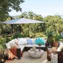 YRXRUS Outdoor Seashell Pillow, Light Blue Shell Pillows, Small 13x10 Inch Waterproof Throw Pillows for Beach Patio Furniture Garden Balcony Couch Home Decorative, Spring Summer Outdoor Gift