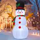 5FT Christmas Inflatables Outdoor Decoration, Snowman Inflatable Christmas Decorations Yard Decor Christmas Party Outdoor, Garden, Lawn