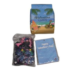 24 Pack Valentines Day Cards for Kids with Key Chains for Valentine's Classroom Exchange, Valnetine's Day Gifts for Kids Party Favor, Game Prizes