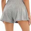 3-Pack Pajama Shorts for Women, Lightweight Sleepwear & Lounge Shorts (L)