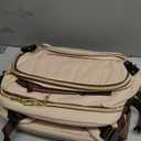 LOVEVOOK Travel Backpack for Women & Men 40L,Airline Approved Carry On Backpack Travel Essentials, TSA Carry on Luggage, Waterproof Personal Item Travel Bag, Suitcase with 3 Packing Cubes, Primary-Coffee (Large-40L-4Pcs)