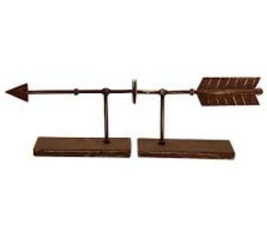 HD Designs Iron Arrow Bookends, 2 pc
