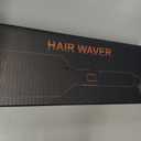 Curling Iron Hair Crimper Waver, Beach Waves Curling Wand, Waver Hair Tool, Double Voltage, Easy to Use, Pink, 1.25 Inch