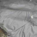 12 pk Round Spandex Tablecloths for 60inch Table, Stretchy Wrinkle Free 120inch Fitted 5FT Round Table Cloths Cover with Skirt for Wedding Party Birthday Banquet Engagement