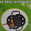 Garden Water Hose Reel Cart, Holds up to 50-80 Feet of 5/8-Inch Hose, Portable Hose Holder for Convenient Hose Storage and Watering
