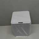 Automatic Small Countertop Trash Can with Lid, 1.5 Gal/6L Toucheless Mini Waste Bin for Office Desk/Bedside Table/Coffee Bar -Batteries, Grey