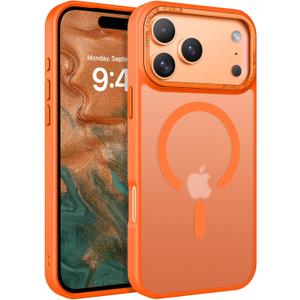 YINLAI Case for iPhone 17 Pro 6.3-inch, Orange