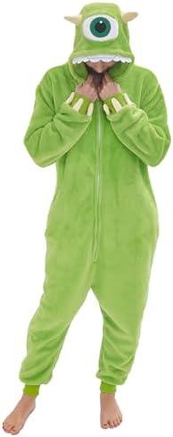 VEULENT Adult Onesie Pajamas Unisex Animal One-Piece Cartoon Costume Cosplay Homewear Sleepwear Partywear For Men Women, Large