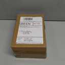 Egofine 4x6 Floating Frames Set of 2, Double Plexiglass Picture Frame, Made of Solid Wood Display Any Size Photo up to 4x6, Wall Mount or Tabletop Standing, Brown