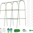 Cucumber Growing Frame, Vegetable Climbing Rack, 47.24x47.24in Metal Plant Support, Weather Resistant Structure, U Frame Stability for Greenhouse Cultivation, Farming
