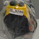 Greenhouse Heater with Digital Thermostat, 1500W Electric Outdoor Heaters for Patio, Fast Heating, Overheat Protection, Dustproof Design for Grow Tent, Green House, Flower Room, Black-Yellow