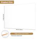 Lesnlok 24 x 36 White Acrylic Sheets 1/8 inch Thick 3mm 2 Pieces Matte Plexiglass Sheet,Suitable for Painting, Handicrafts, DIY Display Projects (2, Matte White, 24 x 36)