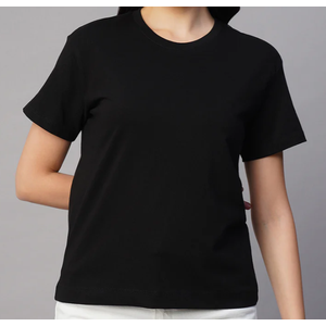 Woman Shirts, Black, Large