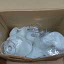 12 Pcs Ribbed Vintage Coupe Glasses 7 oz Martini Glasses Champagne Coupe Classic Cocktail Glassware Reusable Ribbed Glassware for Cocktail Martini European Style (Clear)