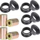 WFLNHB 4 Pcs Rear Lower Bearing Bushing Replacement for Polaris Sportsman 500 2003-2014 Replacement for 5632291 5631142 (black)