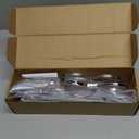 SQQP 18PCS Full Set Interior Trim Kit for Jeep Wrangler JK JKU 2011-2018 4 Door,Center Console Door Handle Side Outlet Cup Holder Gear Cover Trim (Chrome)