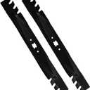 21inch 742-0741 942-0741 Mower Replaces Blade for MTD Cub Cadet Troy Bilt TB 110 TB 125 CC999ES CC99M SC500E S621SS RM105 RM110 Tru-Cut 100-230 Pro-Cut 942-0741A 2 Pack