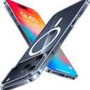 TORRAS Magnetic Slim Fit for iPhone 17 Pro Case 6.3 inch, Ultra-Thin, Compatible with MagSafe, Lightweight Matte Anti-Scratch Hard PC Cover Phone Case for iPhone 17 Pro OriginFit, Clear