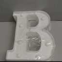 ENSHUI Colorful Light Up Letters Marquee Letter Lights, LED Letters with Lights, Battery Powered Auto Color Changing Lighted Letter Signs for Party, Birthday, Table, Wall Decoration, Christmas Gift B, Set of 2