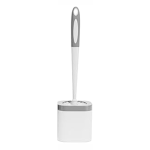 Toilet Brush, 3 Pack Toilet Brush and Holder Set Bathroom Accessories, Toilet Bowl Brush and Holder with 3 Crevice Brush for Bathroom, Toilet Scrubber Brush (White)