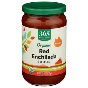 365 by Whole Foods Market, Organic Red Enchilada Sauce, 15.5 Ounce