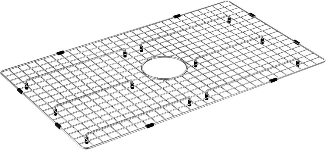 Moen GA760 Center Drain Bottom Grid Accessory for 30" X 18" Sink Bowls, Stainless Steel