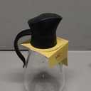 Mrs. Anderson's Baking Store'N Pour Syrup Dispenser, BPA Free, 18.5-Ounce Capacity (Glass with Black Lid)