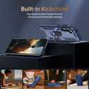 IKAZZ for Galaxy S25 Plus Case,Military Grade Shockproof Heavy Duty Protective Phone Cover Pass 16ft Drop Test with Magnetic Kickstand Car Mount Holder Blue