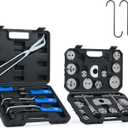 Orion Motor Tech 32pc Dual Brake Tools, 2 in 1 Disc Brake Caliper Tool Set and Drum Brake Tool Kit, Brake Caliper Tool and Brake Drum Tool with Brake Spring Tool Pliers Installer Remover Adjuster