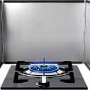 3 Sided Splatter Guard,Foldable Stainless Steel Oil Splatter Screens for Frying,Oil Splash Insulation Board,Nonstick Oil Splatter Guard Stove Heat Insulation Board for Cooking