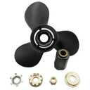 YOUNG MARINE OEM Grade Aluminum Outboard Propeller for Mercury 40-140HP(15 Spline Tooth) (14X13, 0413-P)