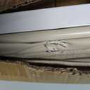 LazBlinds No Drill TDBU Roman Shades, Blackout - Beige, 35" W x 64" H