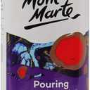 2 x Mont Marte Premium Pouring Acrylic Paint, 240ml (8.11oz), Phthalo Turquoise, Pre-Mixed Acrylic Paint, Suitable for a Variety of Surfaces Including Stretched Canvas, Wood, MDF and Air Drying Clay.