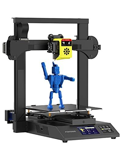 FOKOOS 3D Printer Odin-5 F3 Foldable 99% Pre-Assembled Works with TPU/PLA/PETG Direct Drive 0.1mm High Precision Dual Z-axis Touchscreen Open Source 235x235x250mm