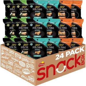 Stacy's Pita Thins Variety Pack, No Artificial Colors or Flavors, 1 Oz (24 Count) (EXP 02/10/26)