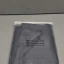 Biscaynebay Textured Fabric Round Tablecloths 70", Dark Grey Water Resistant Washable Table Cloth Circle Folding Table Covers for Dining, Kitchen, Wedding, Parties etc