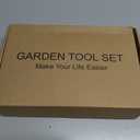 Gardening Tools 20-Piece Complete Gardening Essentials, Heavy Duty Garden Hand Tools Stainless Steel Ergonomic Rust-Proof Garden Tool Set - Ideal Gardening Gifts for Women Men Beginners Gardeners