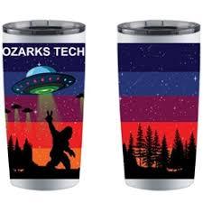 Ufo Alien And Bigfoot Tumbler With Lid 20 Oz Stainless Steel Coffee Mug Double Wall Vacuum Insulated Car Cup Travel Coffee Mug (One Size)