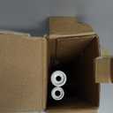 KAMANINA Curtain Rods No Drilling for Windows 16 to 30 Inches, 5/8 Inch Small Curtain Rod for Door Screwless with Adhesive Brackets without Drilling, White