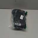 BIG TEETH Golf Bag Strap Single Padded Shoulder Strap Adjustable Thick Pad Straps Universal Replacement Quick Release (Full black with 2 clips)