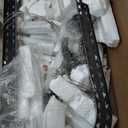 Oval Chandelier Crystal Chandelier for Dining Room Linear Crystal Ring Pendant Light for Kitchen Island LED Dimmable Pendant Lighting Black 40in