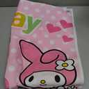 Cartoon Birthday Decorations, Cute Pink Cat Backdrop, Banner Shoot Photo Backgrounds Props, Birthday Party Supplies for Girls (5x3ft)