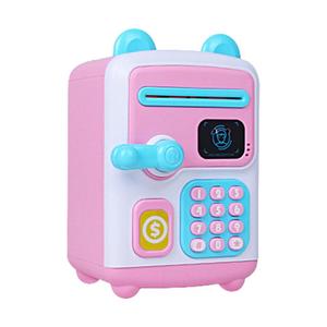 Novelty ATM Piggy Bank Toy Educational Cute Kids Gifts Type F Pink