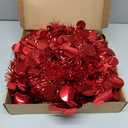 Aoriher 5 ft Pre-lit Pop up Collapsible Black Christmas Tinsel Tree Decor with Purple String Lights Reusable Artificial Sequins Pencil Slim Tree with 4 Legged Bracket Holiday Party Indoor Outdoor Home